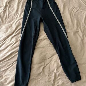 Abercrombie & Fitch Black Leggings with Brown Accents